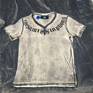 RARE!! Men’s Saint Sinphony t-shirt XL distressed Virgin Mary